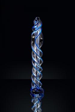 Нереалистичный фаллоимитатор Sexus Glass, Стекло, Прозрачный, 18,7 см