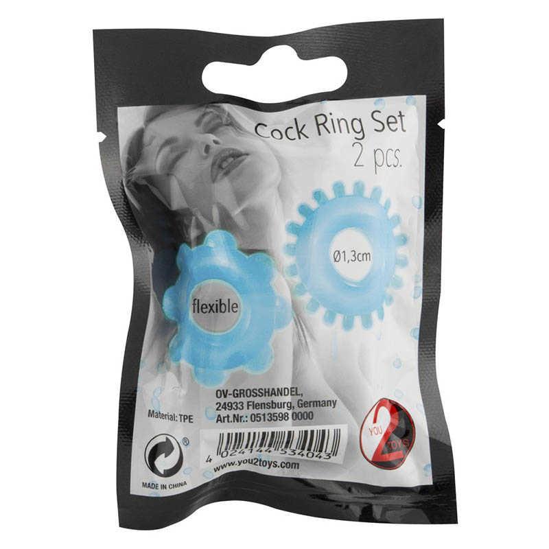 Набор из 2-х колец для пениса Penis Cock Ring