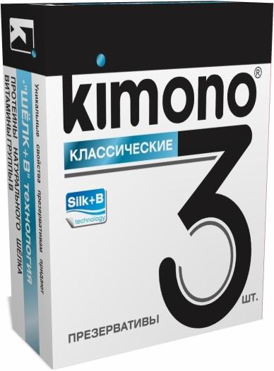 Презервативы KIMONO (классические) 3 шт.