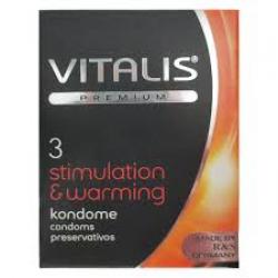 VITALIS Stimulation презервативы с согревающим эффектом, 3 шт. Vestalshop.ru - Изображение 1
