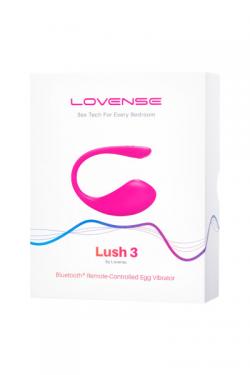 Виброяйцо LOVENSE Lush 3, силикон, розовый, 18 см Vestalshop.ru - Изображение 16