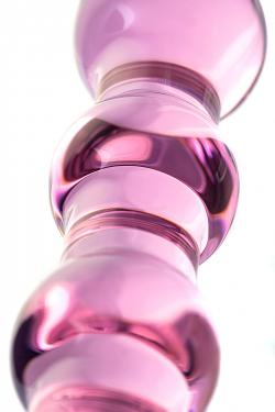Нереалистичный фаллоимитатор Sexus Glass, Стекло, Розовый, 18 см Vestalshop.ru - Изображение 4