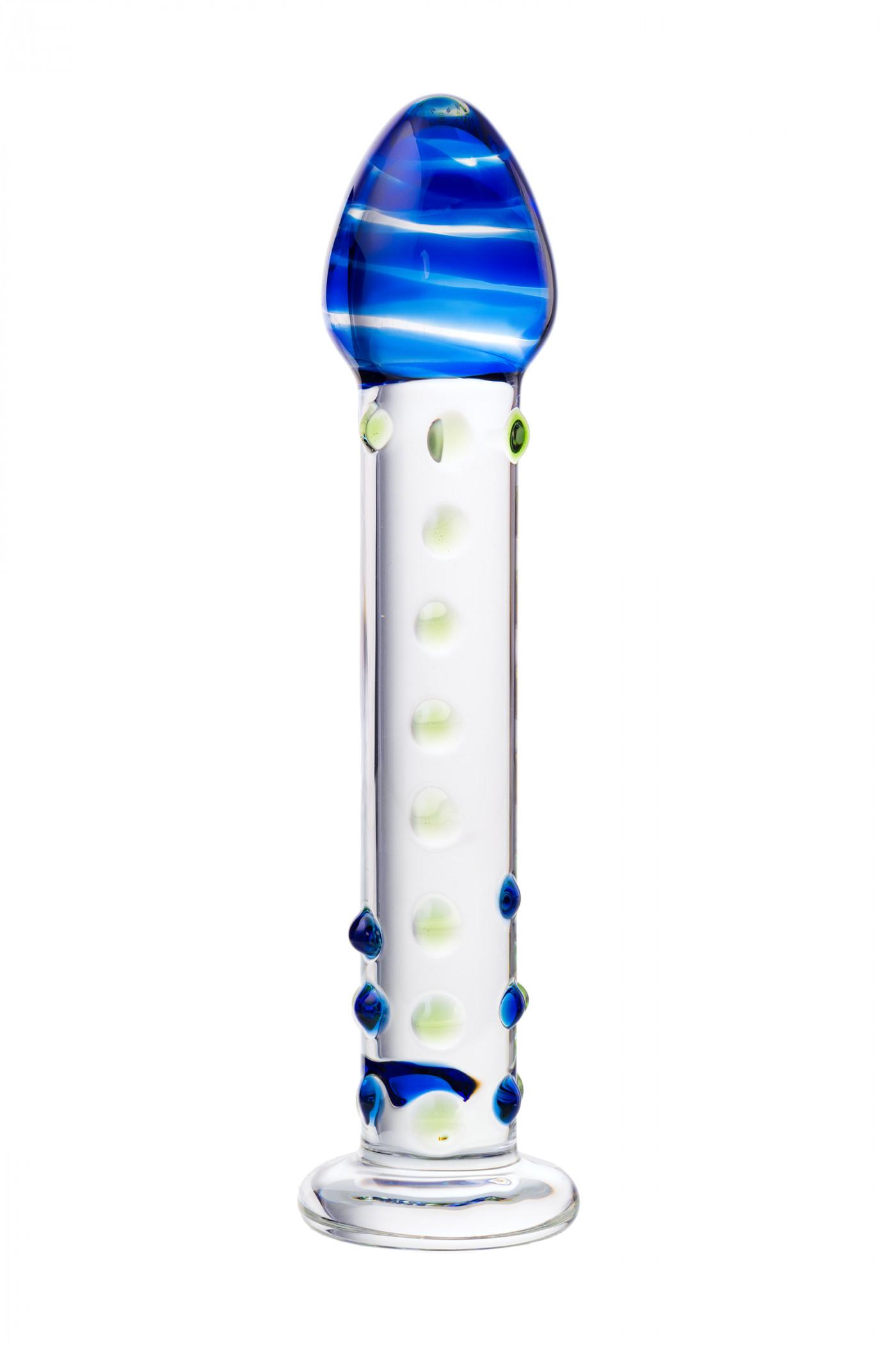 Нереалистичный фаллоимитатор Sexus Glass, Стекло, Прозрачный, 17,5 см