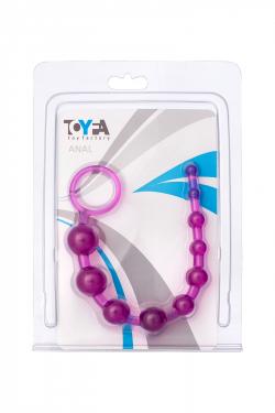 Шарики анальные TOYFA, PVC, фиолетовый, 30 см Vestalshop.ru - Изображение 2