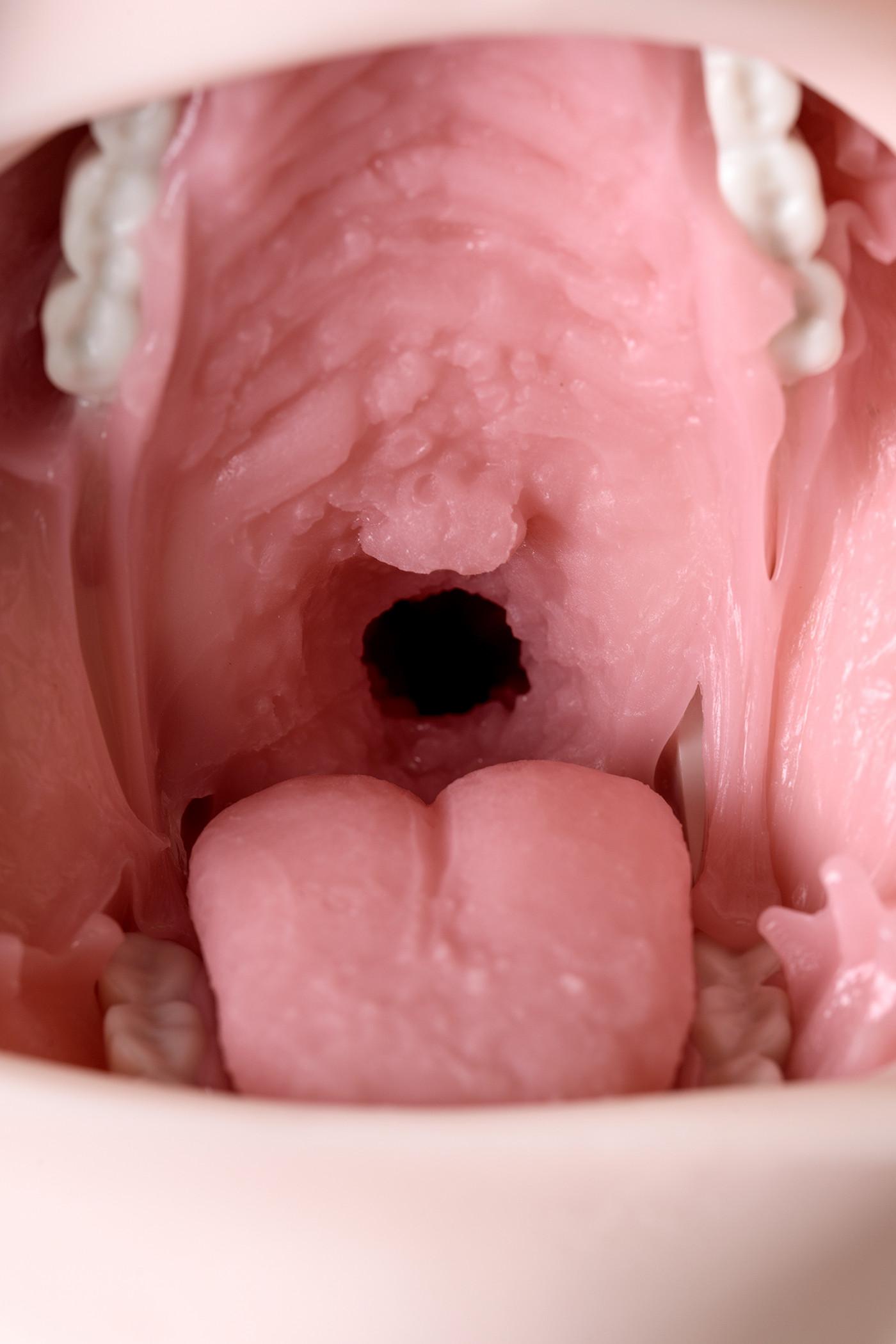 Мастурбатор реалистичный рот, Sugofella, ENJOY TOYS, TPE, телесный, 19 см
