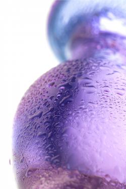 Анальная втулка Sexus Glass, стекло, фиолетовая, 10 см, Ø 4 см Vestalshop.ru - Изображение 6