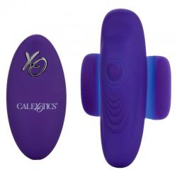 Стимулятор в трусики с пультом ДУ Calexotics Lock-N-Play Remote Pulsating Panty Teaser, фиолетовый