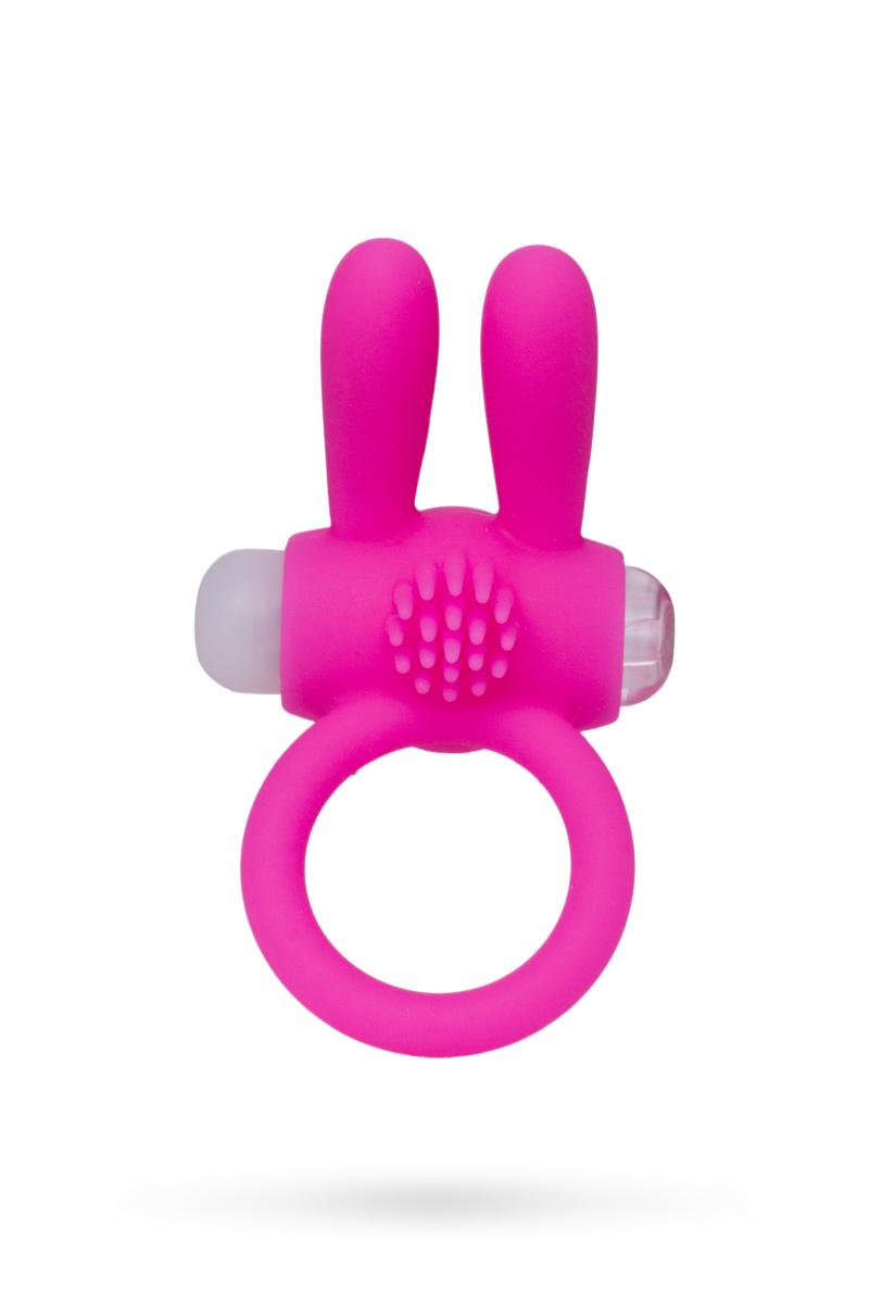 Эрекционное кольцо на пенис TOYFA  A-Toys Rabbi, силикон, розовый, Ø 2,5 см Vestalshop.ru - Изображение 4