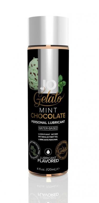 Съедобный лубрикант мятный шоколад JO Gelato Mint Chocolate 120 мл. Vestalshop.ru - Изображение 1