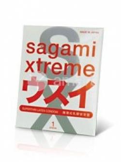 Презервативы Sagami Xtreme Superthin латексные, ультратонкие 1шт. Vestalshop.ru - Изображение 1