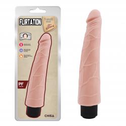 Вибратор для женщин T-skin ReaL Flirtation Flesh, 24 см Vestalshop.ru - Изображение 2