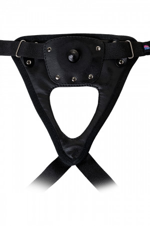 Страпон на креплении LoveToy с поясом Harness, реалистичный, neoskin, 18 см