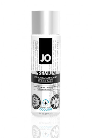 Охлаждающий лубрикант на силиконовой основе классический JO Premium COOL, 2.5 oz (60 мл)