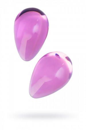 Вагинальные шарики Sexus Glass, Стекло, Розовый, Ø см