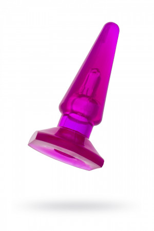 Анальная втулка TOYFA, PVC, фиолетовый, длина 9,5 см диаметр 2 см.