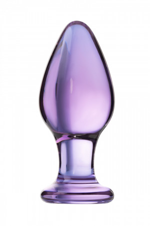 Анальная втулка Sexus Glass, Стекло, Фиолетовый, 10 см