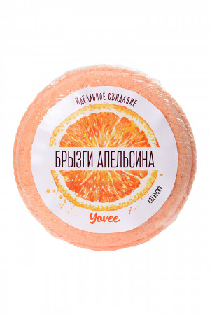 Бомбочка для ванны Yovee by Toyfa «Брызги апельсина», с ароматом апельсина, 70 г