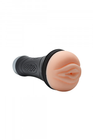 Вибромастурбатор  реалистичный вагина в колбе, XISE, TPR, телесный, 25 см