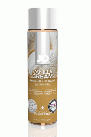 Ароматизированный лубрикант Ваниль на водной основе JO Flavored Vanilla H2O 120 мл.